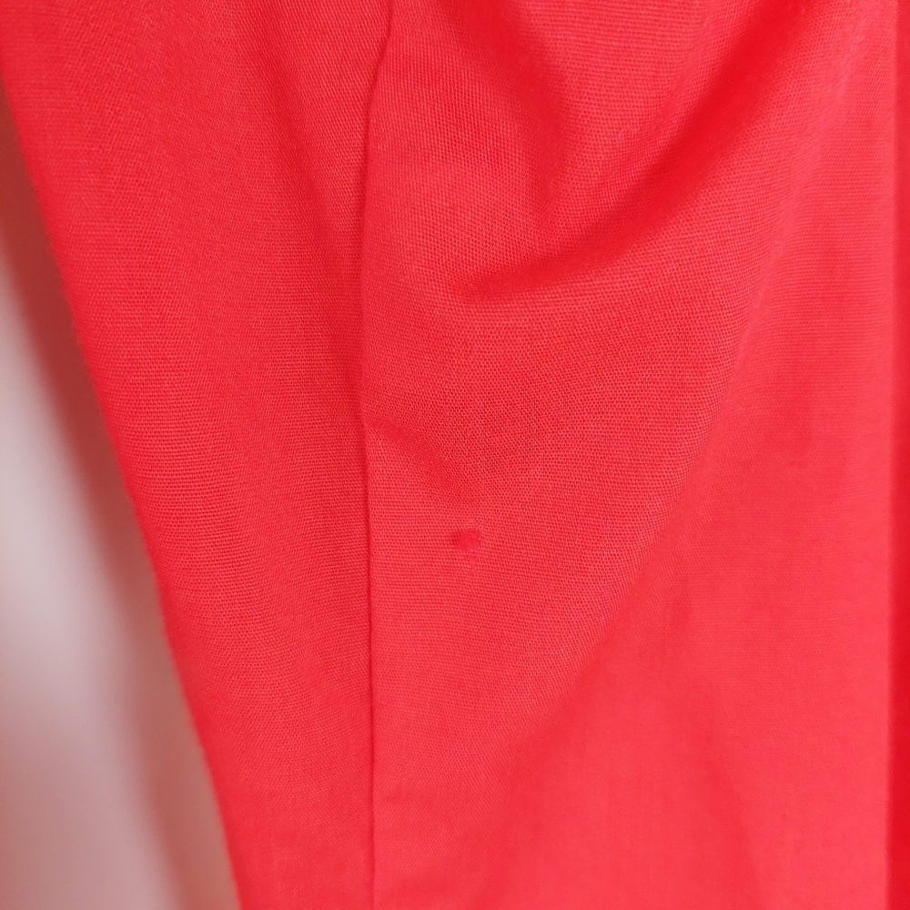 Wrangler Vintage Red Embroidered Western Long Tails Decorative Snap Shirt, 15.5 - Picture 9 of 14